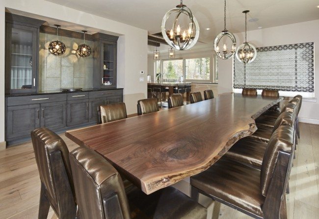 Interior Design Trends for 2016 encourage natural shape of the wood
